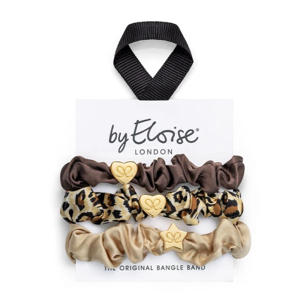 By Eloise London Bangle Bands Set of 3 - Leopard Luxe